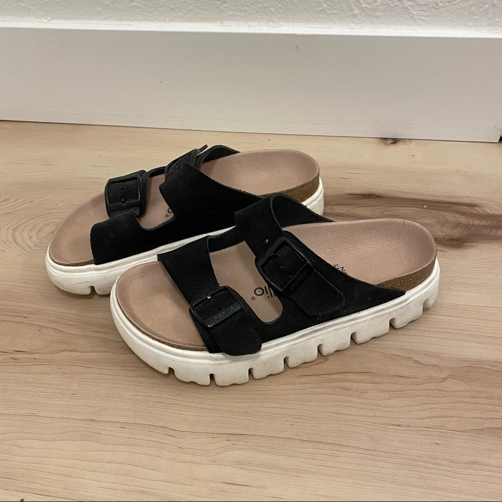 Birkenstock Chunky Platform Arizona Sandals